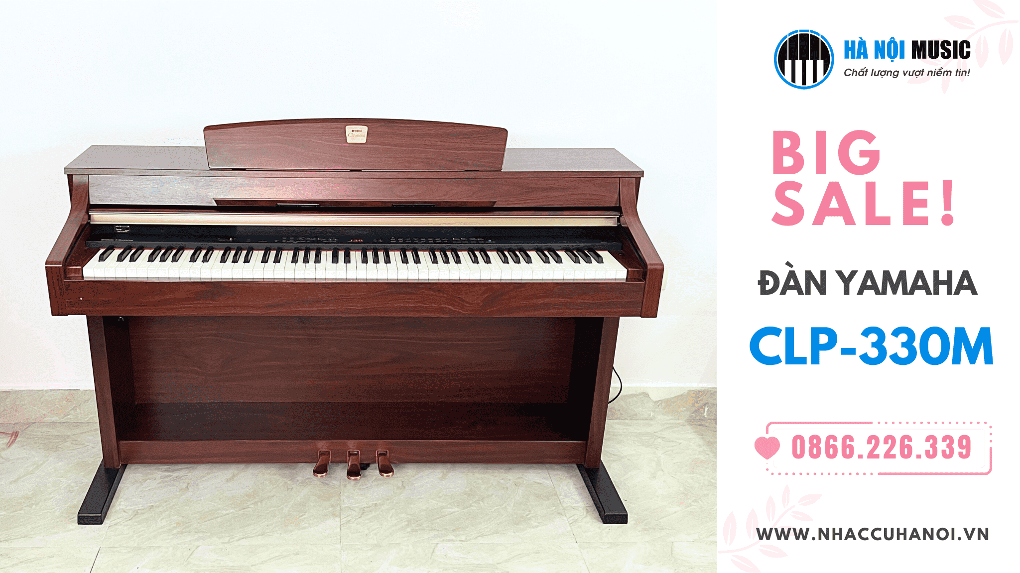 Đàn Piano Yamaha CLP330M - Nhạc Cụ Hà Nội